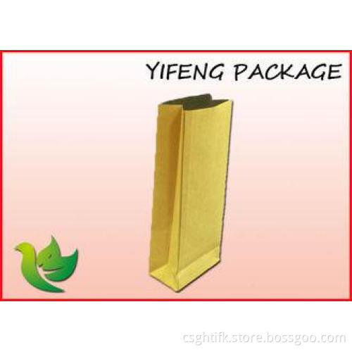 Side Gusset Foil Lined Kraft Paper Bag 250g 500g For Coffee